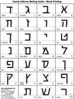 Single Handy Hebrew Writing Guide