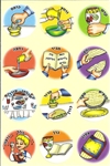 Order of the Seder Stickers, Pkg of 6 sheets